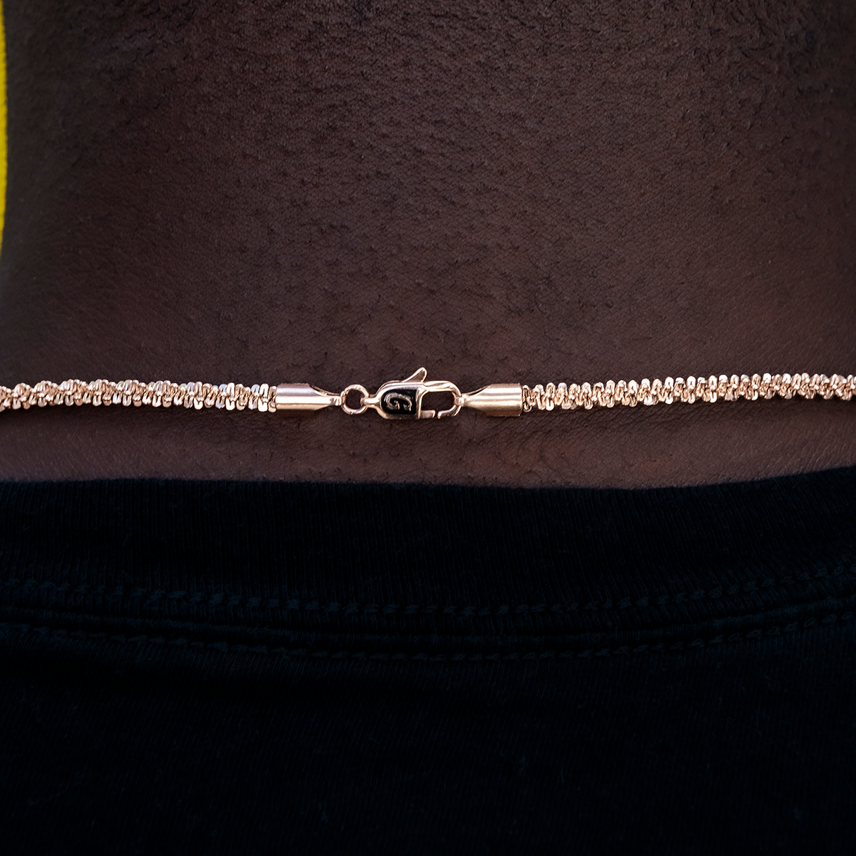 Popcorn Chain in Rose Gold- 4mm
