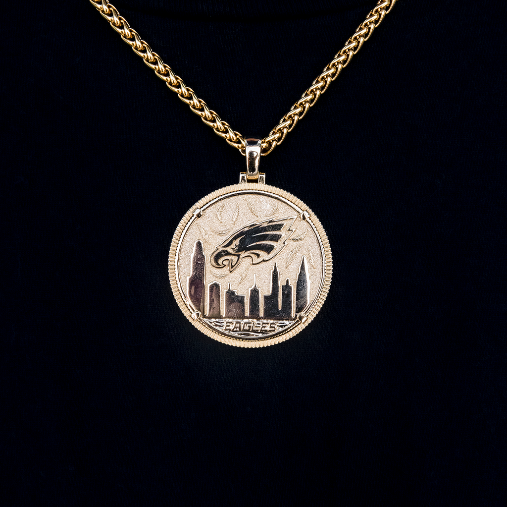 Philadelphia Eagles Official NFL Coin Pendant