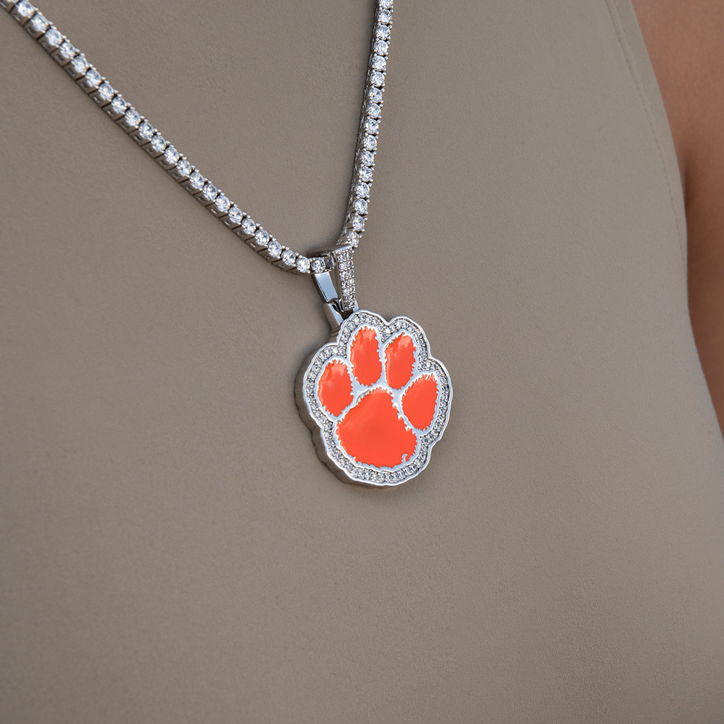 Clemson Tigers Official NCAA Logo Pendant
