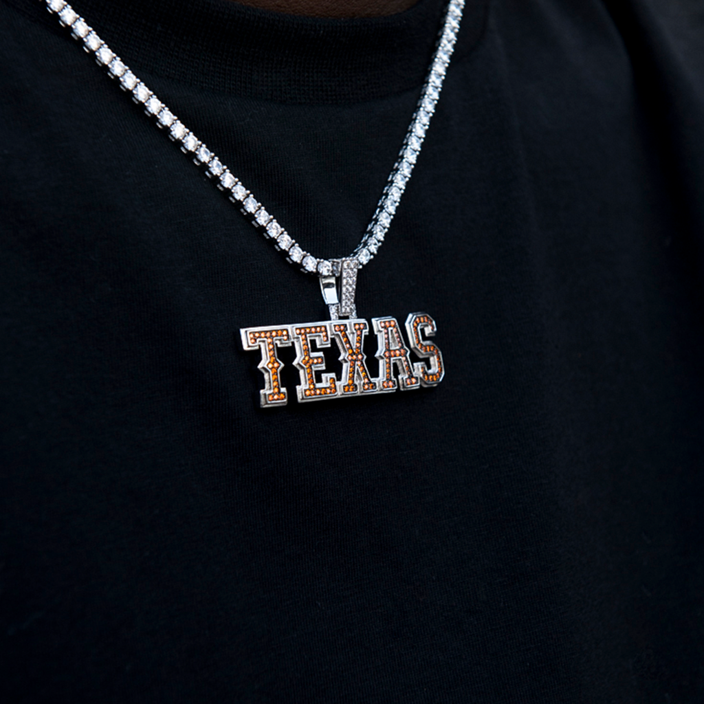 Texas Longhorns Official NCAA Wordmark Pendant