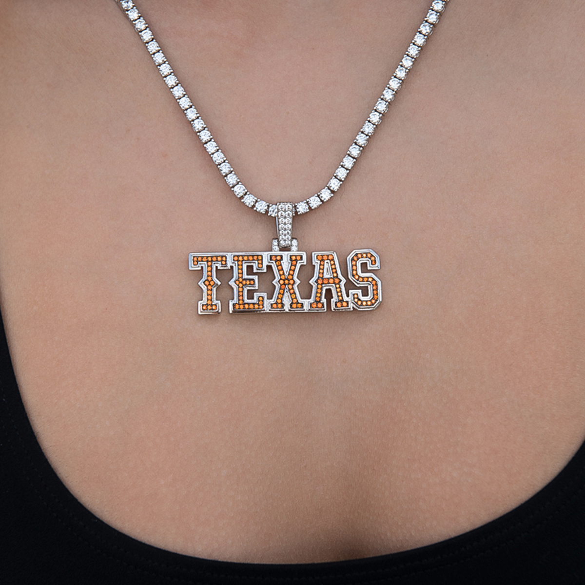 Texas Longhorns Official NCAA Wordmark Pendant