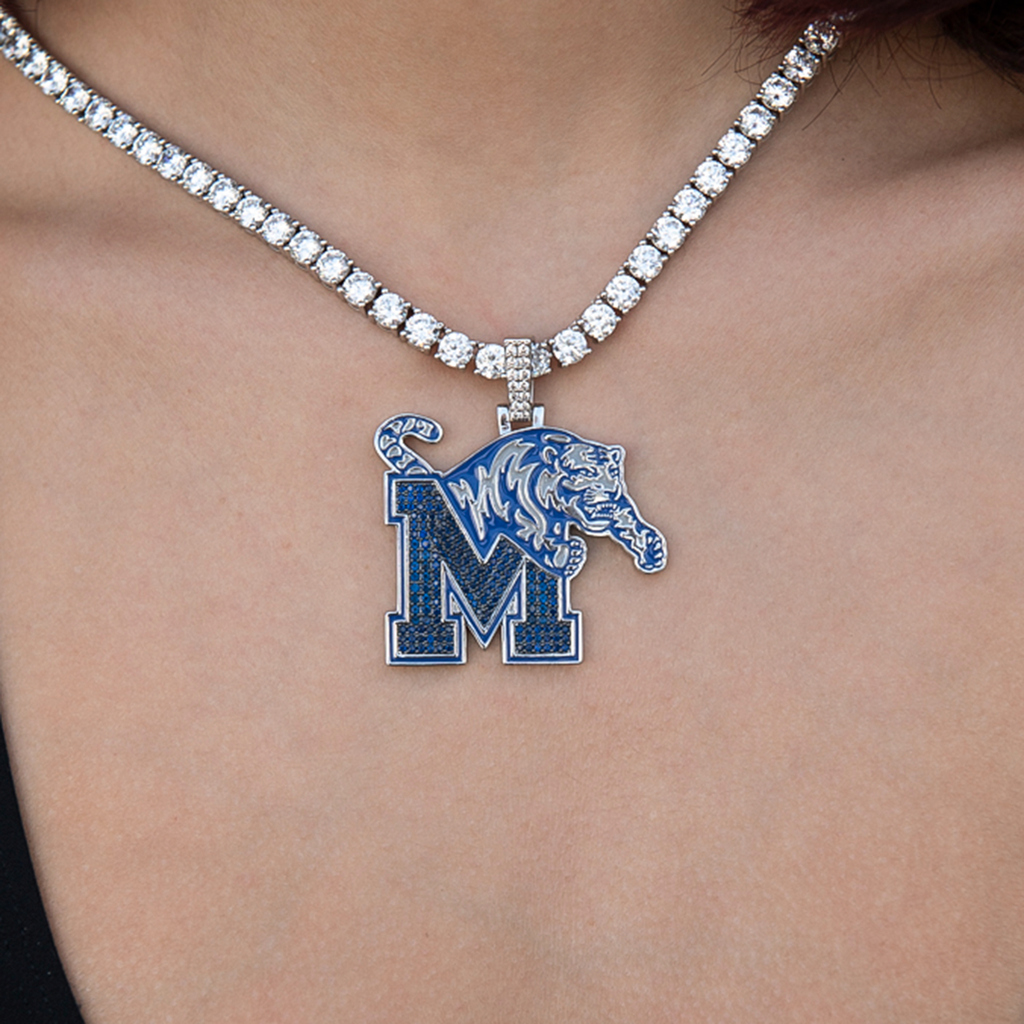 Memphis Tigers Official NCAA Logo Pendant
