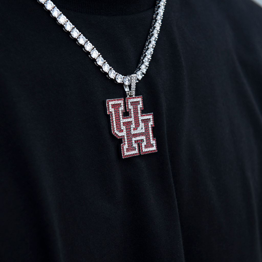 Houston Cougars Official NCAA Logo Pendant