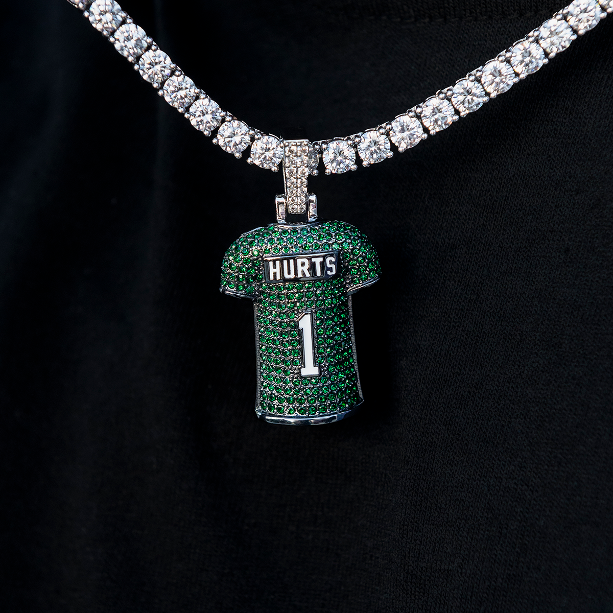 Philadelphia Eagles Jalen Hurts Jersey Pendant