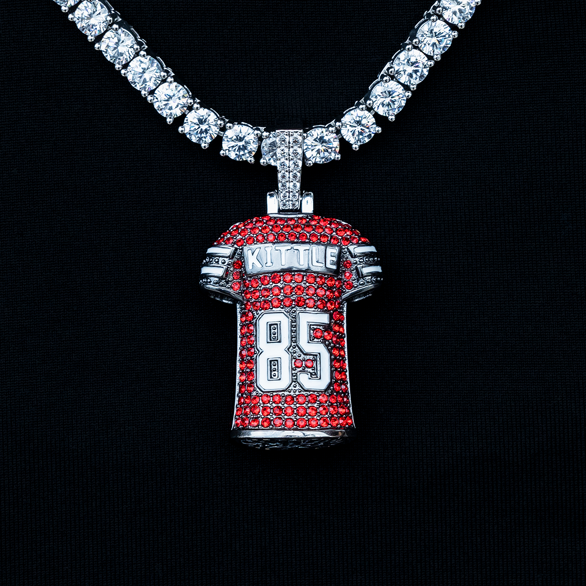 San Francisco 49ers George Kittle Jersey Pendant
