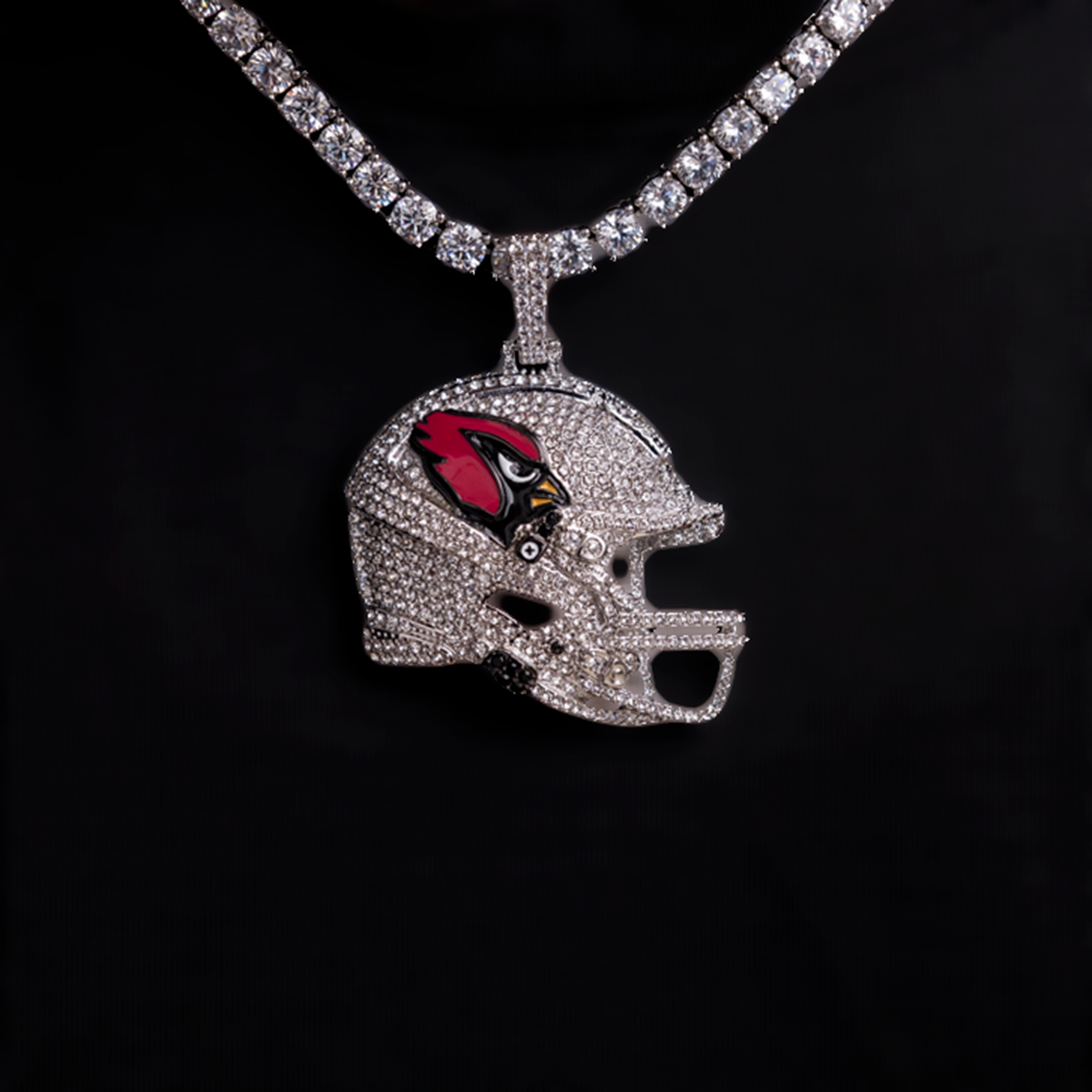 Official NFL 2025 Edition Arizona Cardinals Helmet Pendant