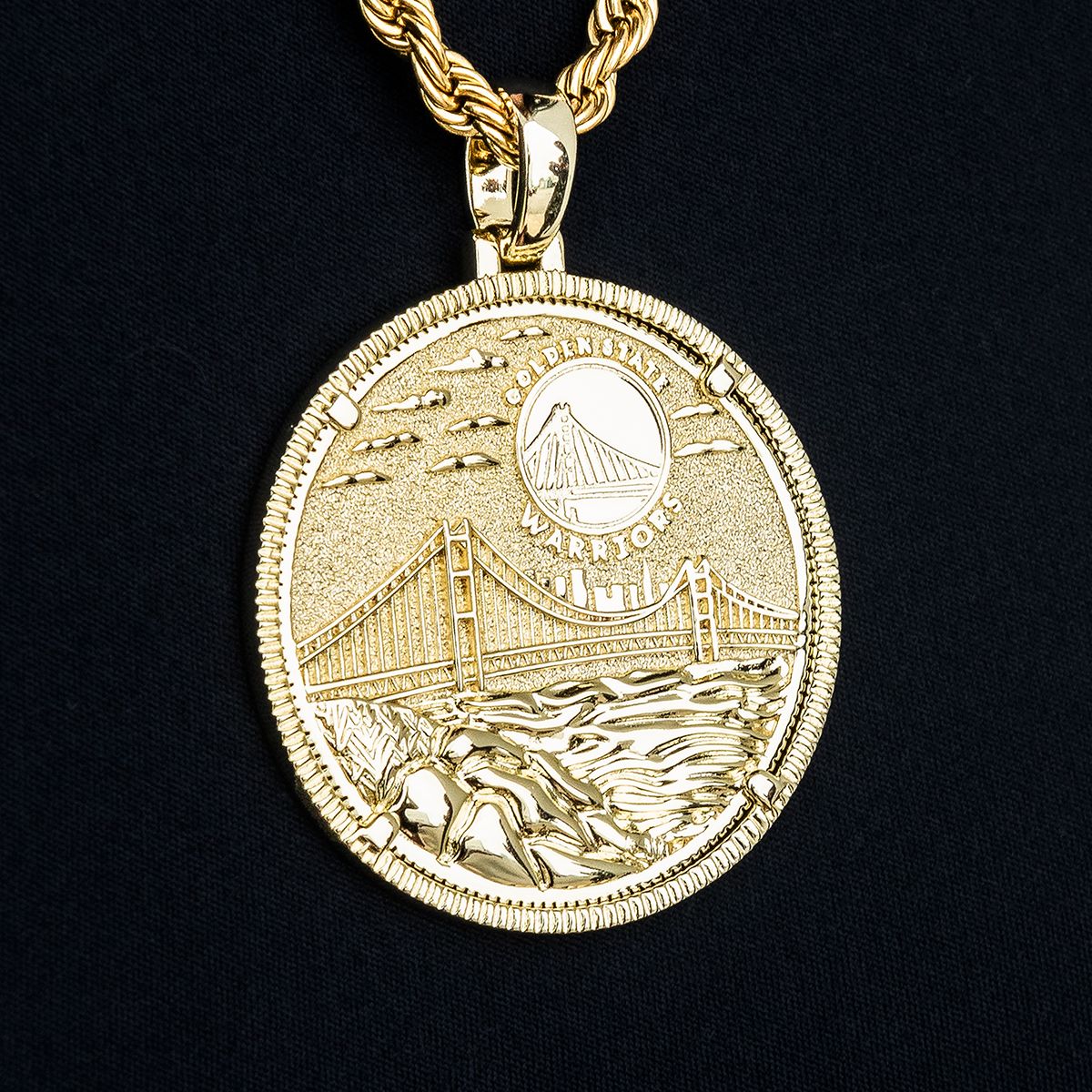 Golden State Warriors Official NBA Coin Pendant