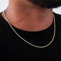 Rope Chain in Yellow Gold - 2mm
