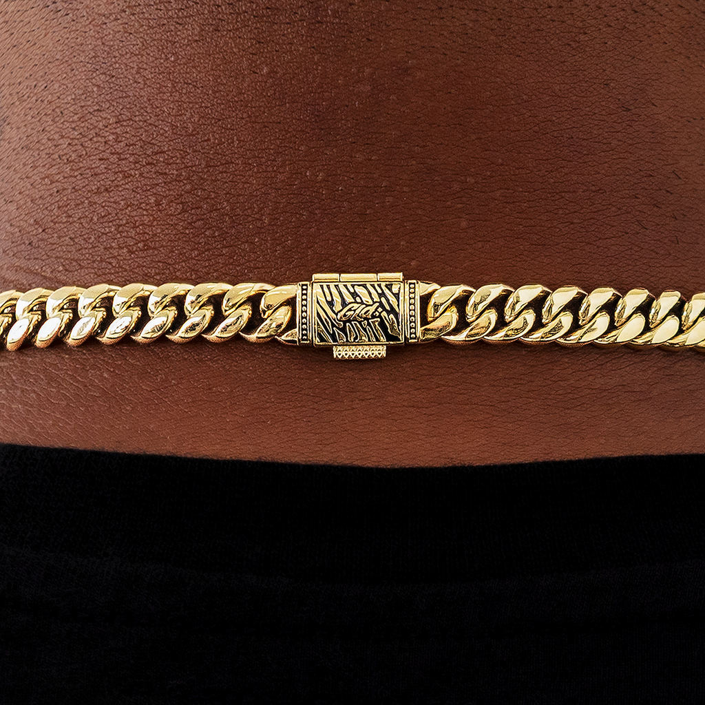 Miami Cuban Link Chain in Yellow Gold - 8mm