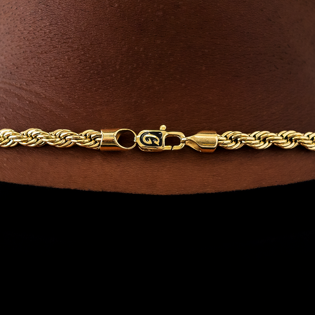 GLD Rope Chain in Yellow Gold- 6mm