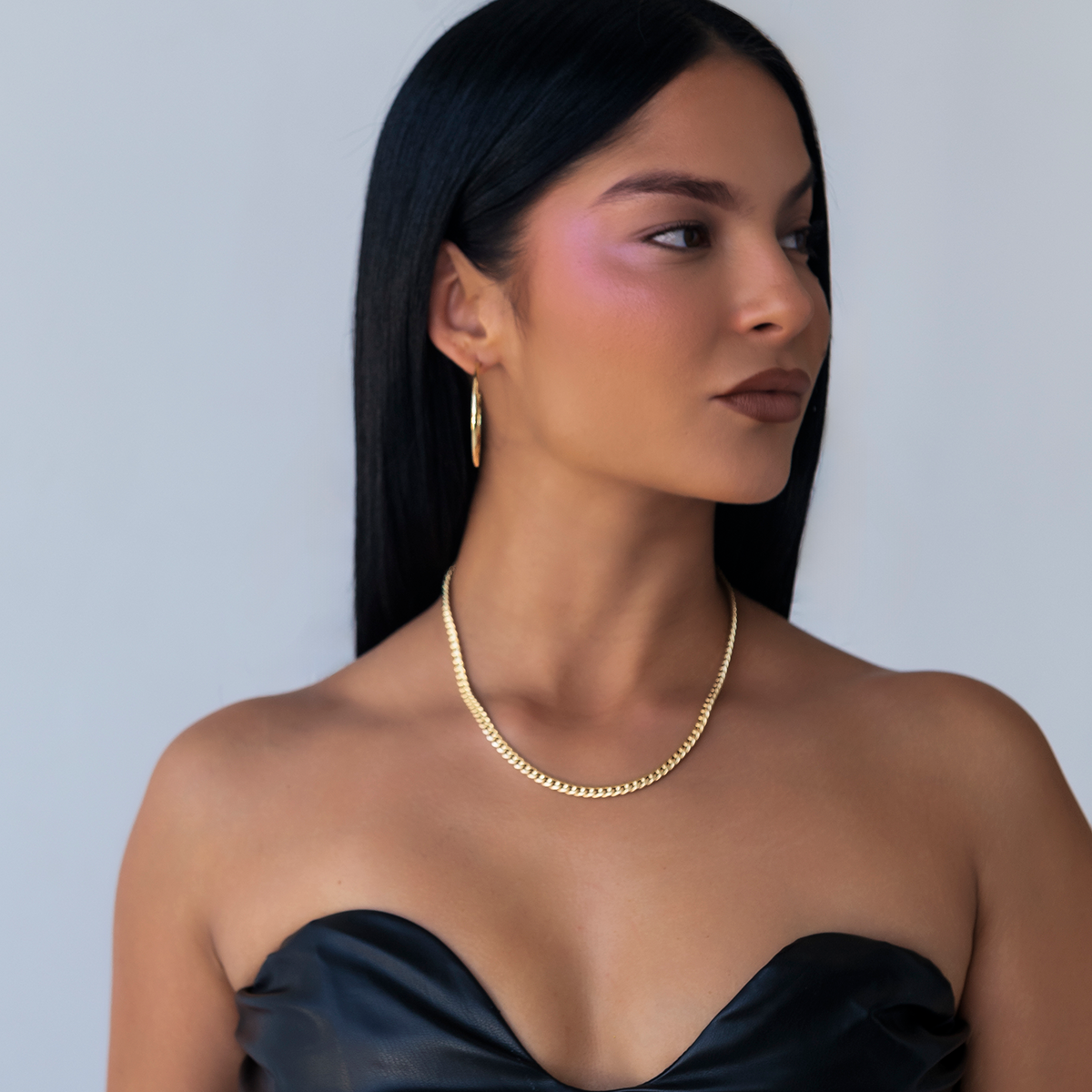 GLD Miami Cuban Necklace in Yellow Gold - 5mm