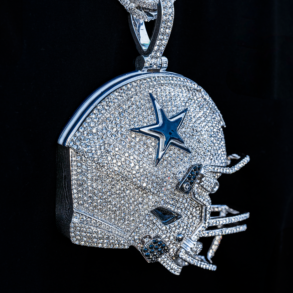 Giant Dallas Cowboys Official NFL Helmet Pendant