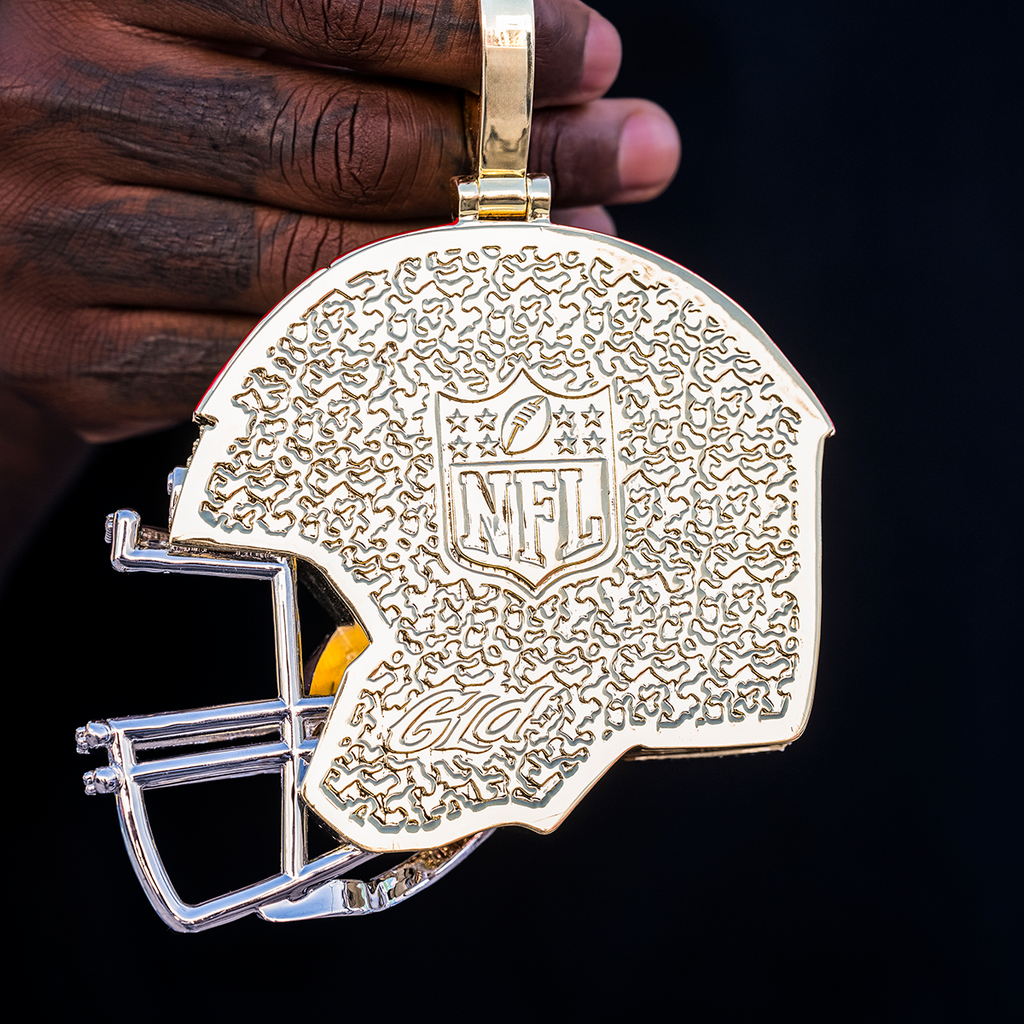 Giant San Francisco 49ers Official NFL Helmet Pendant