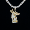 Saint Michael Pendant - Yellow Gold