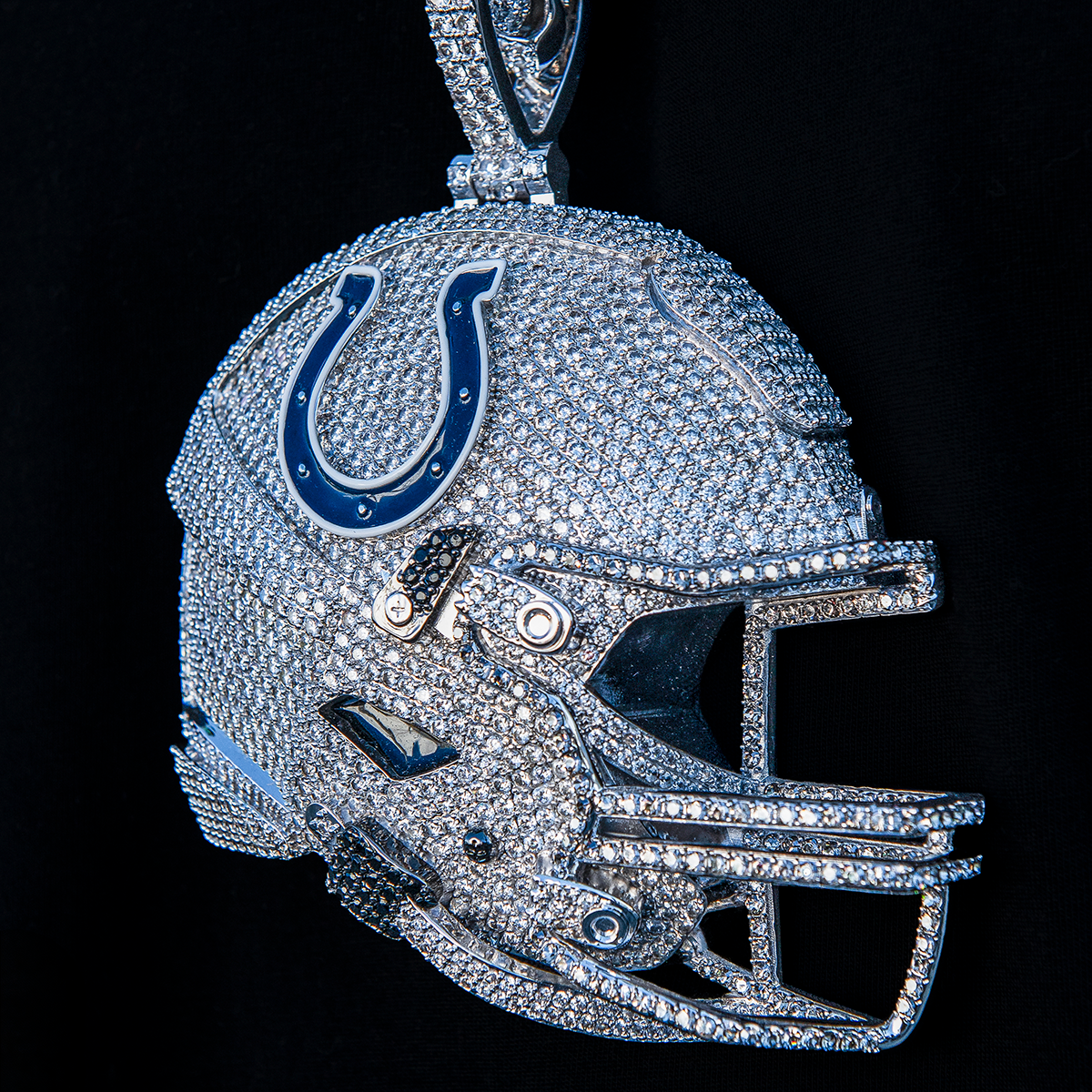 Giant Indianapolis Colts Official NFL Helmet Pendant