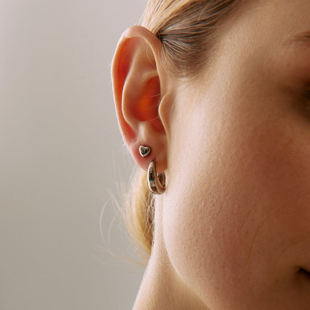 Sleek Droplet Hoops