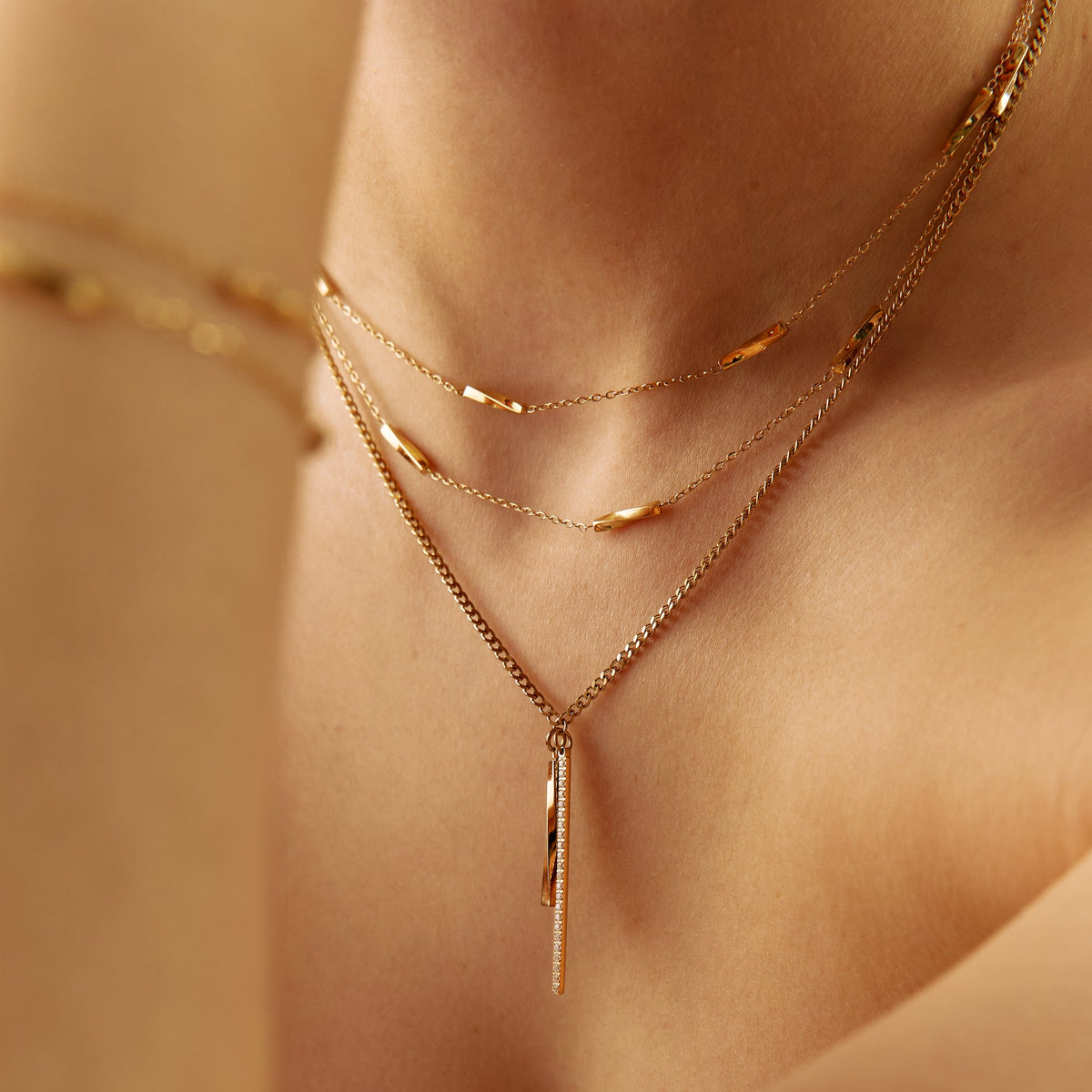 Slender Spark Pendant