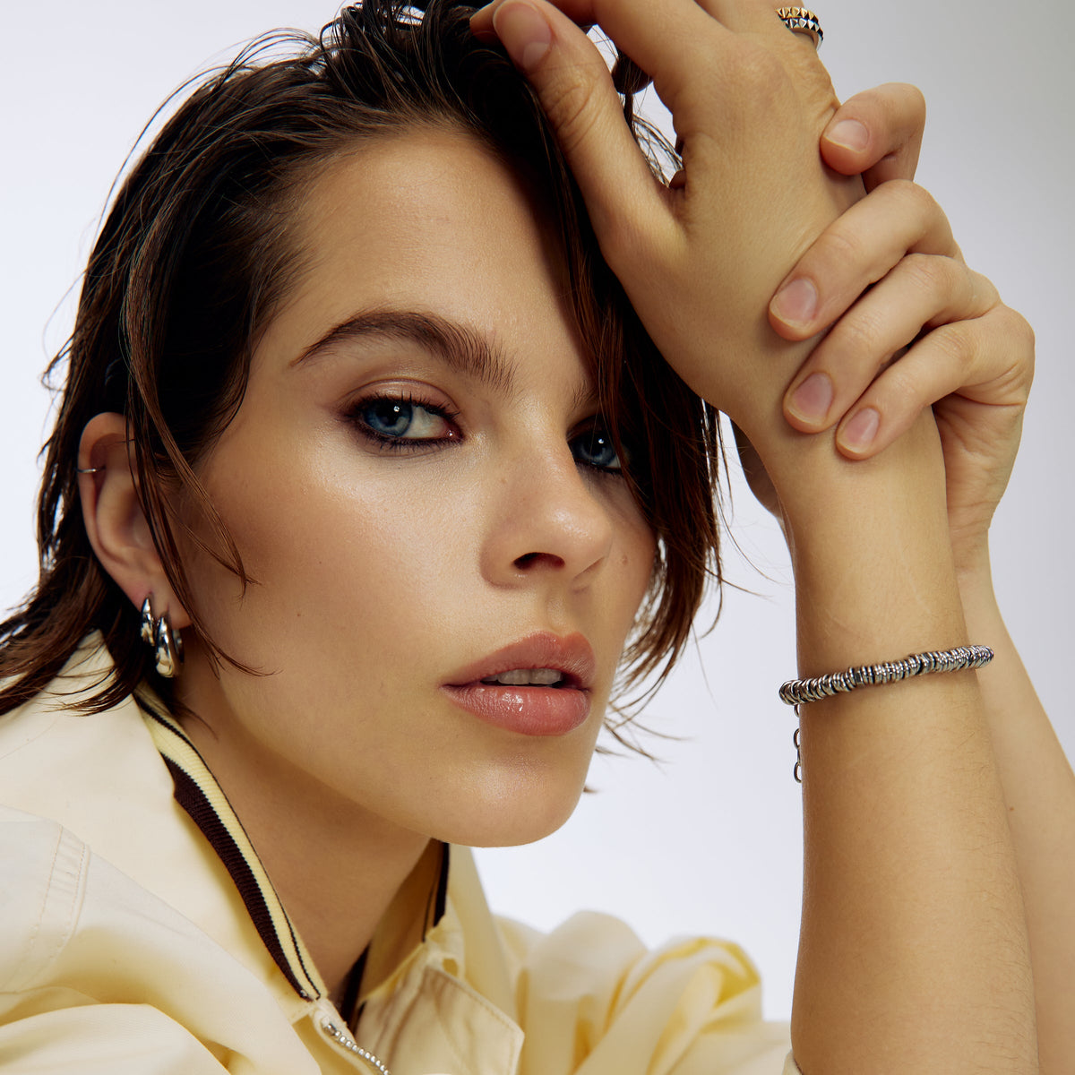 Sleek Droplet Hoops