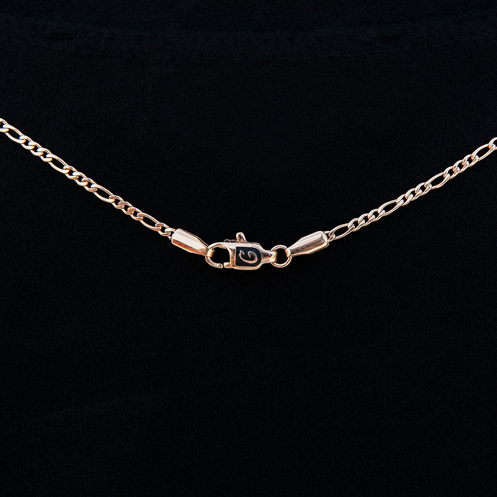 Figaro Necklace in Rose Gold- 2mm