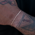 Figaro Bracelet in Rose Gold- 2mm