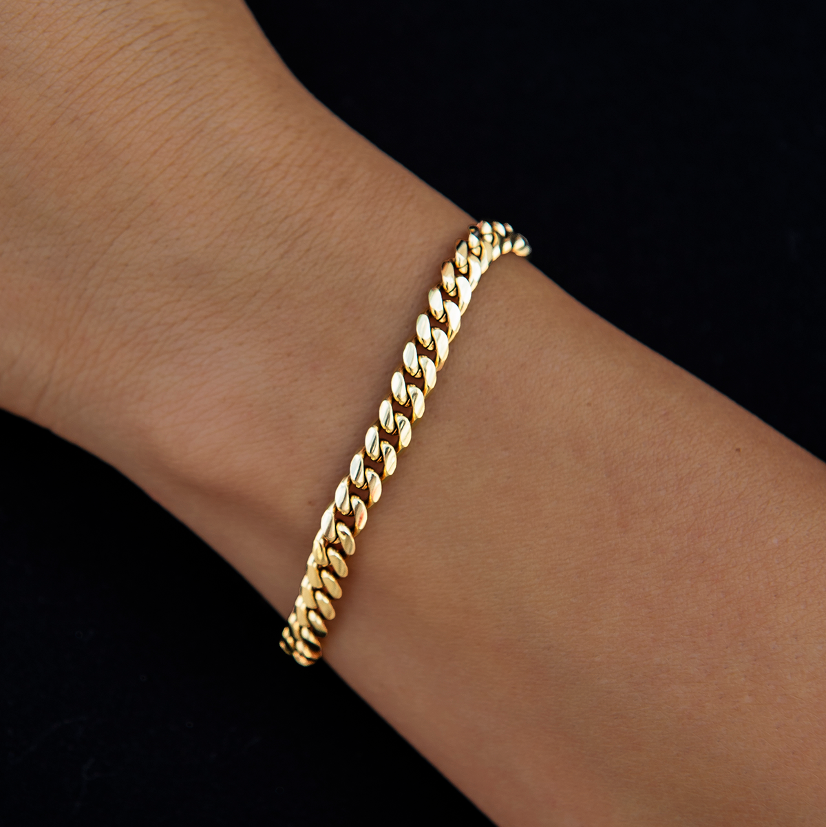 5mm Cuban Necklace + Bracelet Bundle - Yellow Gold