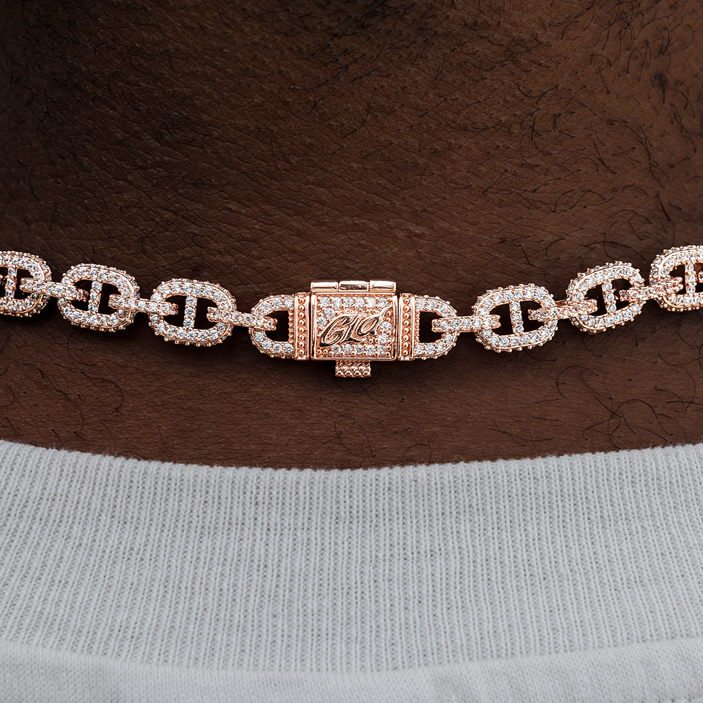 Micro Valentina Chain in Rose Gold