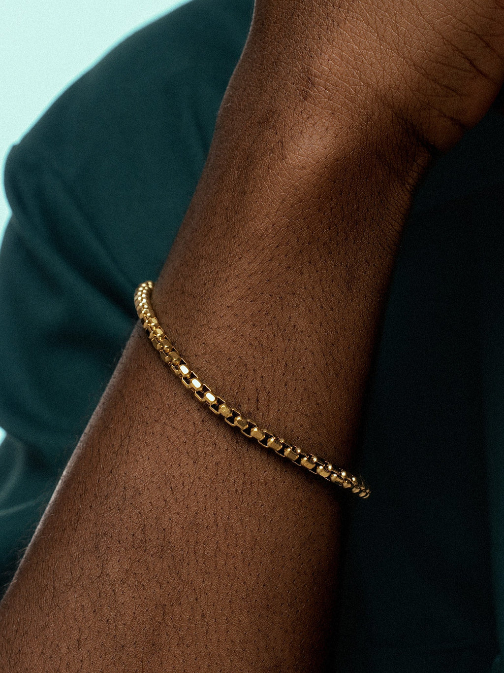 4.0MM Round Box Bracelet