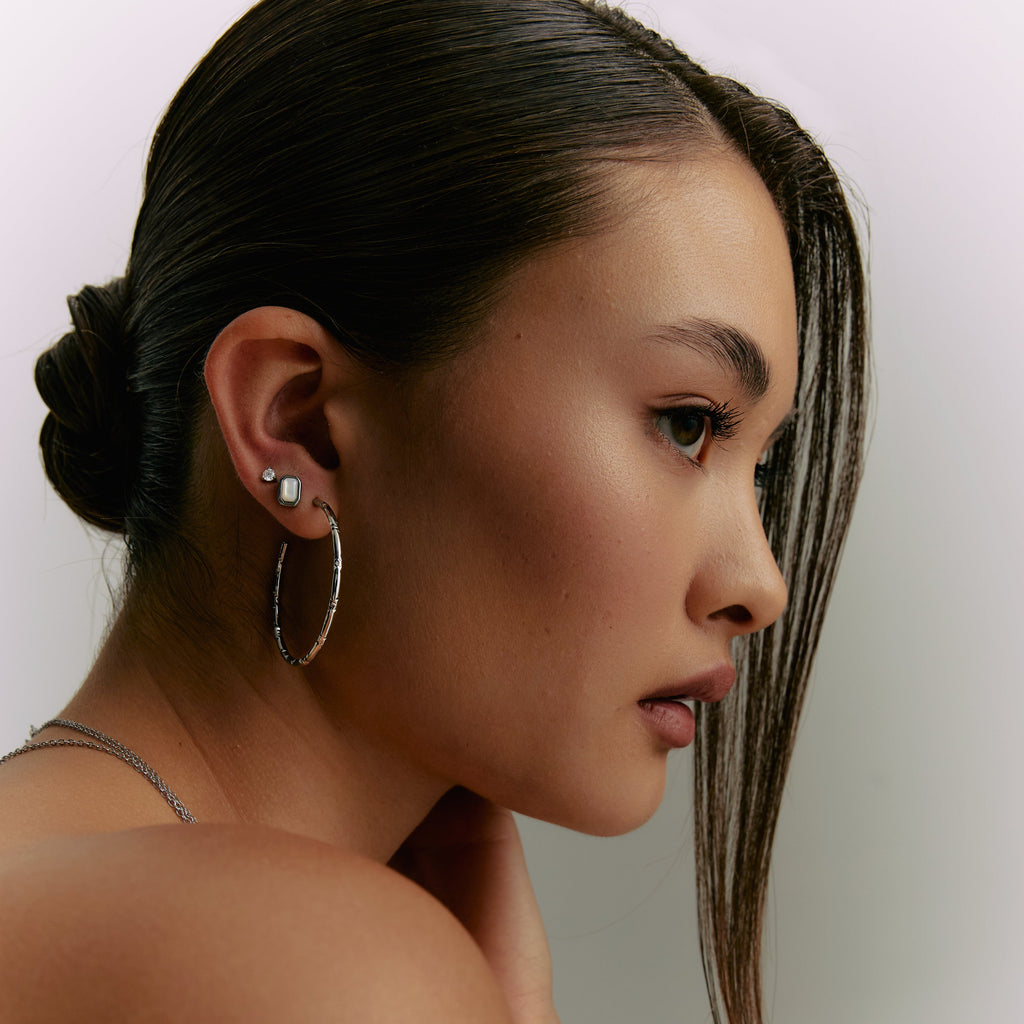 Mother of Pearl Cushion Studs