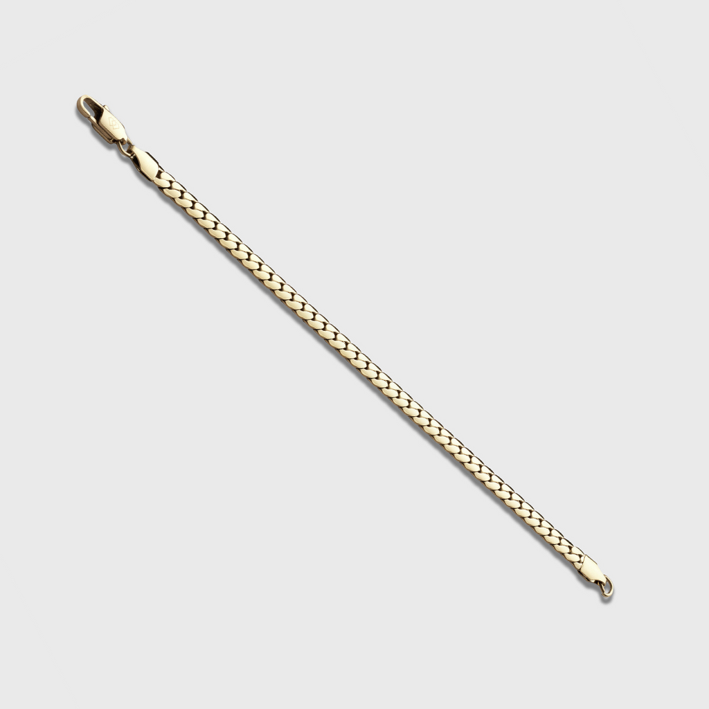 Miami Cuban Link Bracelet (Gold) - 5mm