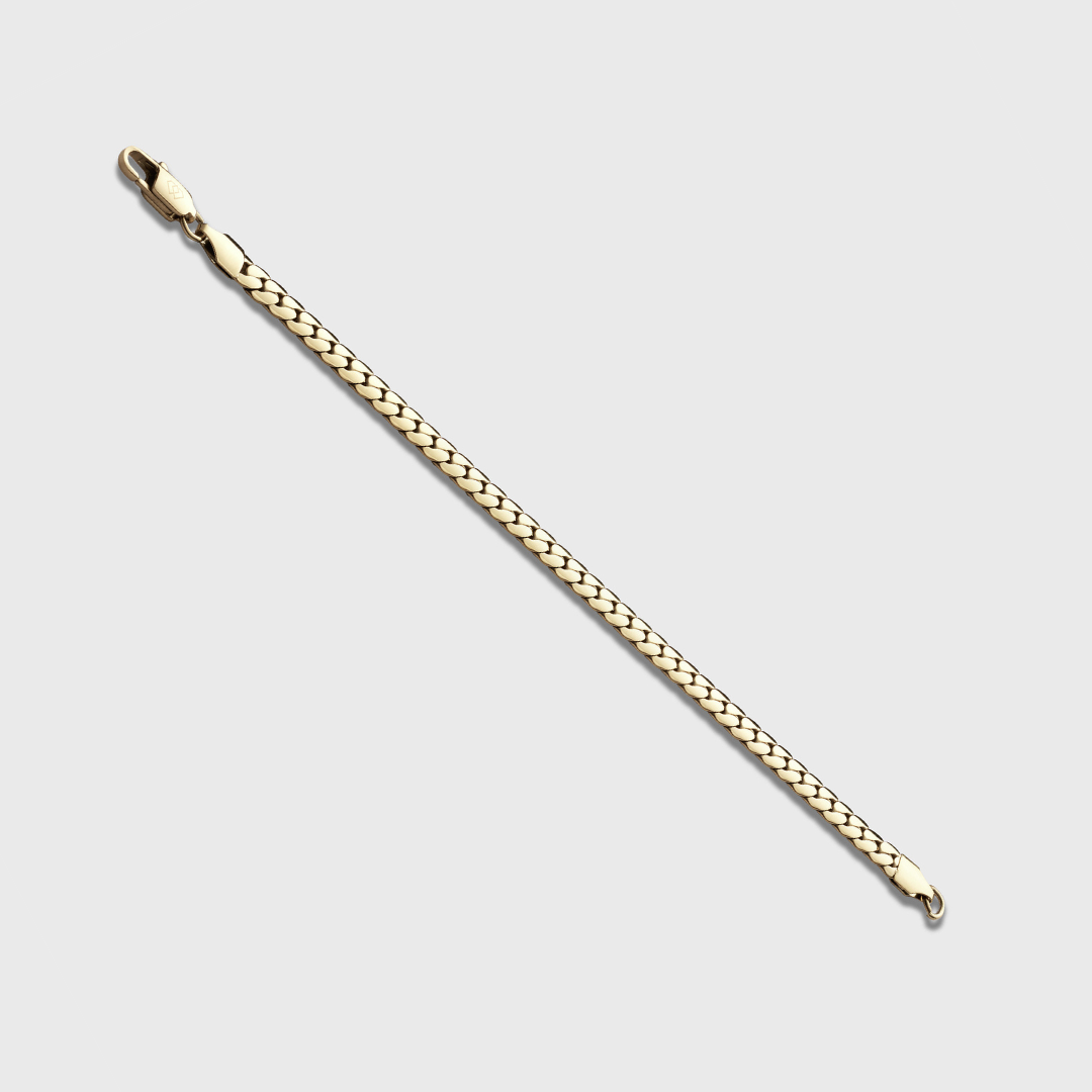 Miami Cuban Link Bracelet (Gold) - 5mm