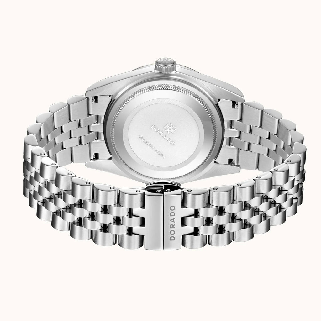 DORADO Iced Silver Timeless Watch - Pink
