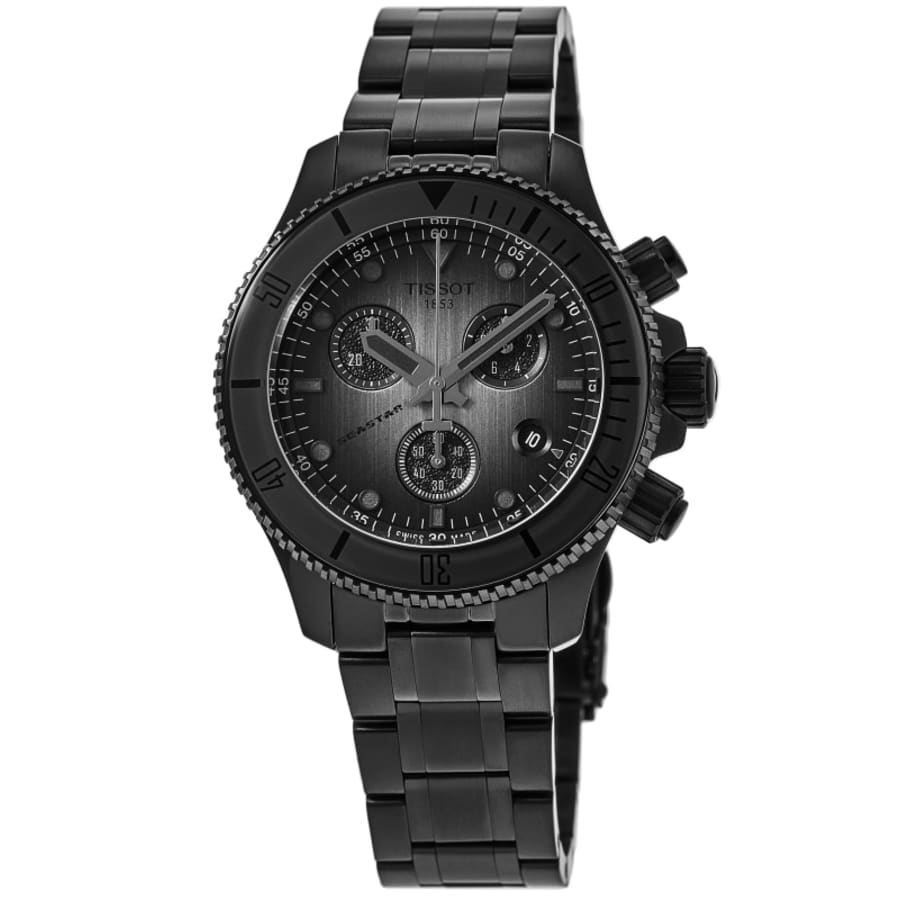 Tissot Seastar 1000 Quartz Chronograph Grey Dial Stainless Steel Men's Watch T120.217.33.061.00