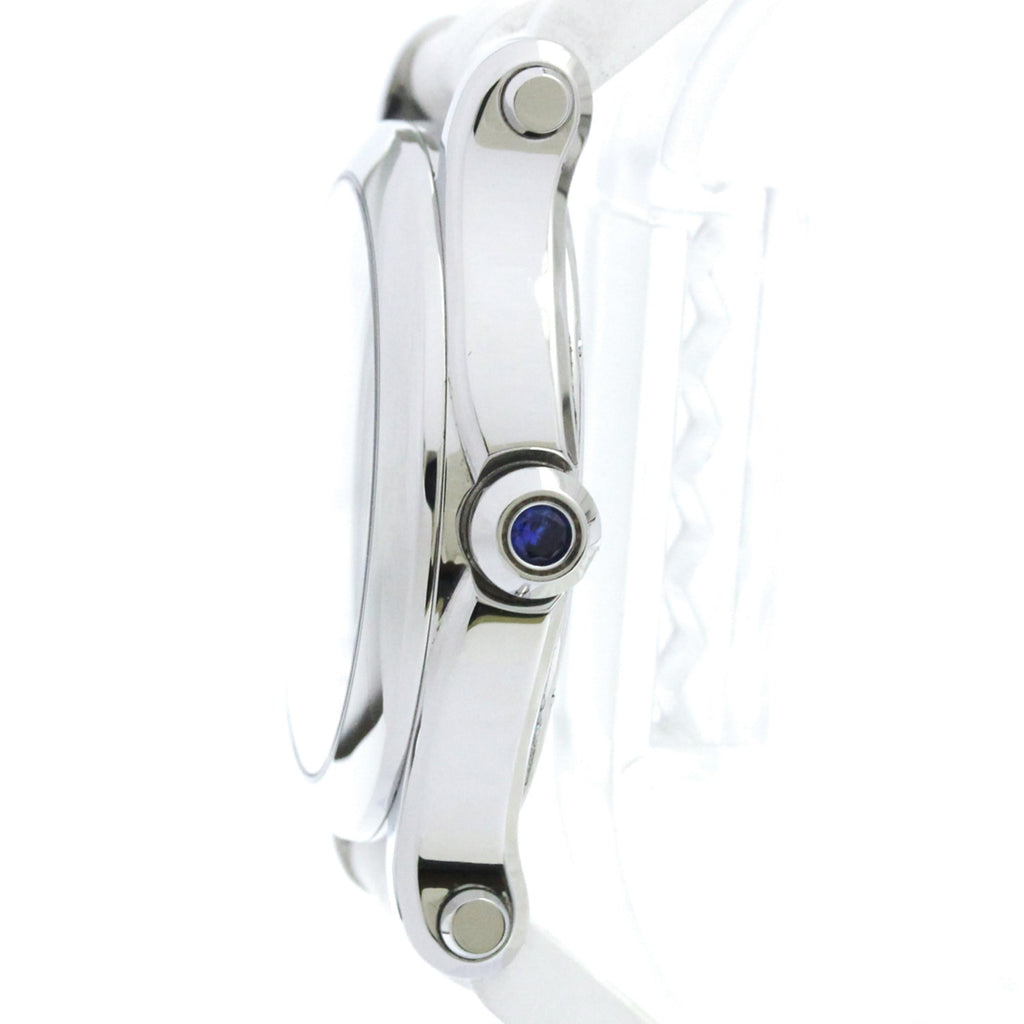 Chopard Happy Sport Quartz Stainless Steel With Floating Diamonds Watch (Pre-Owned)