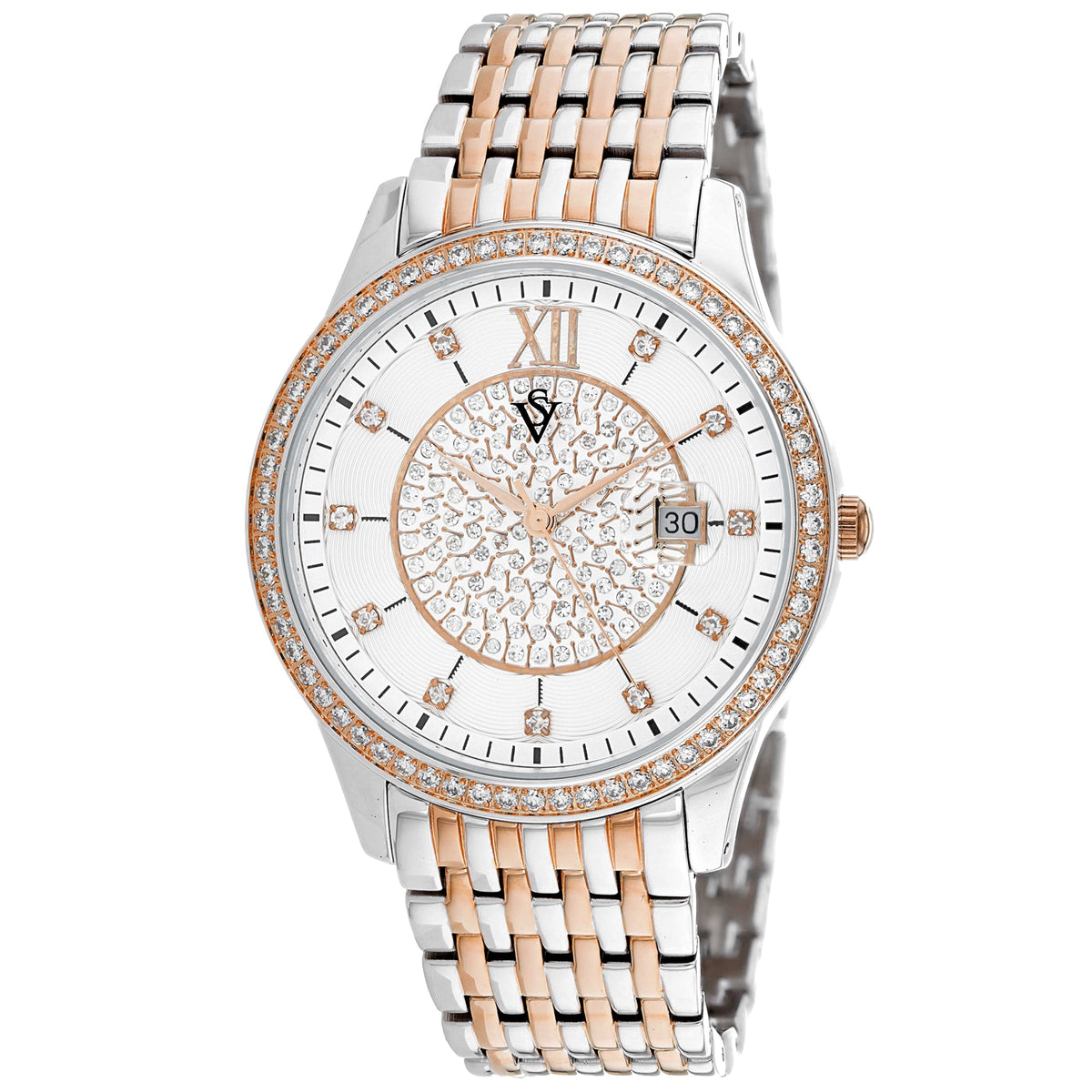 Christian Van Sant Women's Carla White Round 40mm