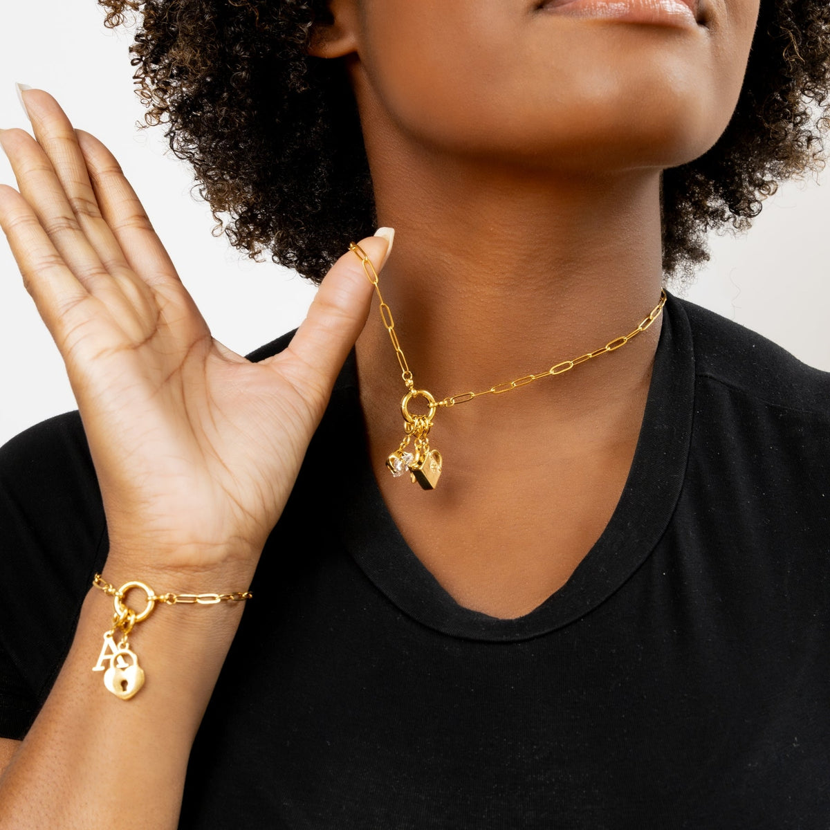 Paperclip Charm Necklace