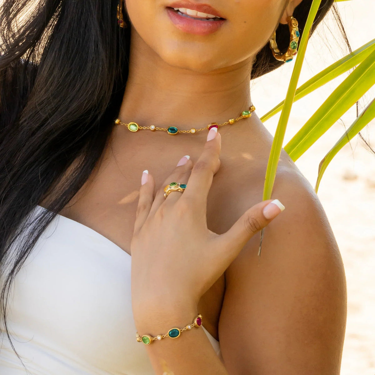 Viva Color Hoop Earrings