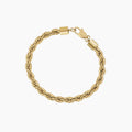 Mens Rope Chain Bracelet - 6mm