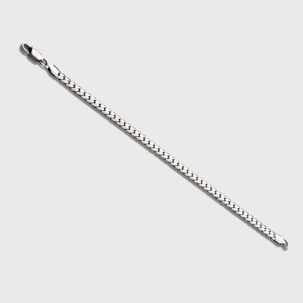 Miami Cuban Link Bracelet (Silver) - 5mm