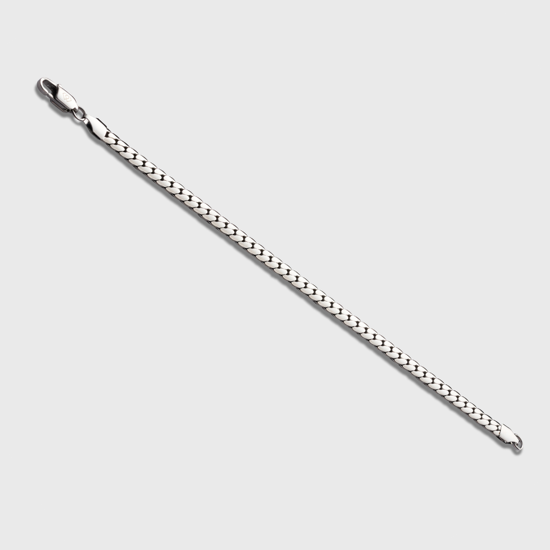 Miami Cuban Link Bracelet (Silver) - 5mm