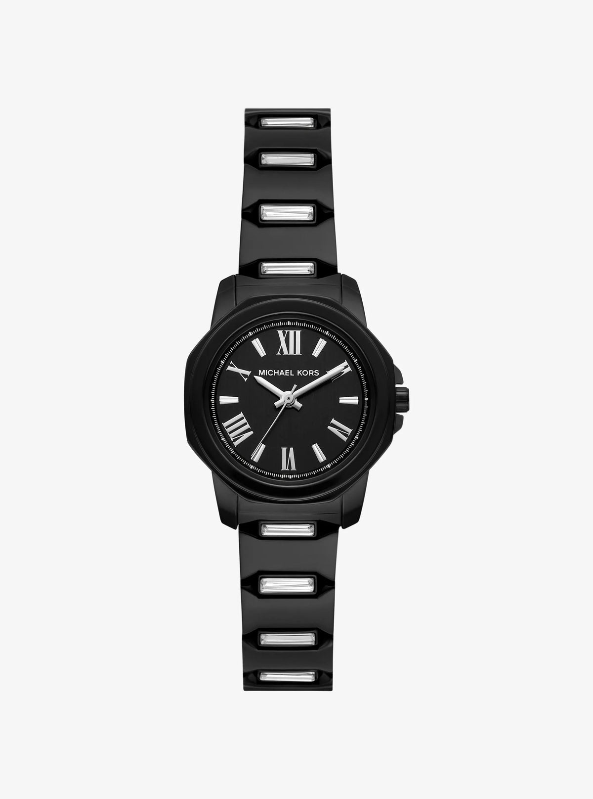 Petite Prescott Baguette Black-Tone Watch