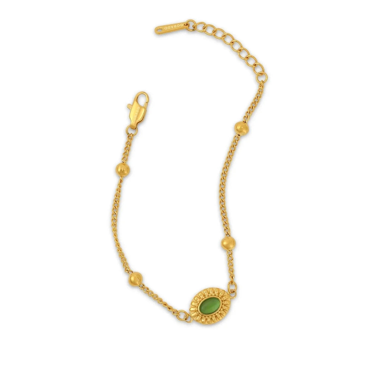Heirloom Emerald Stone Bracelet