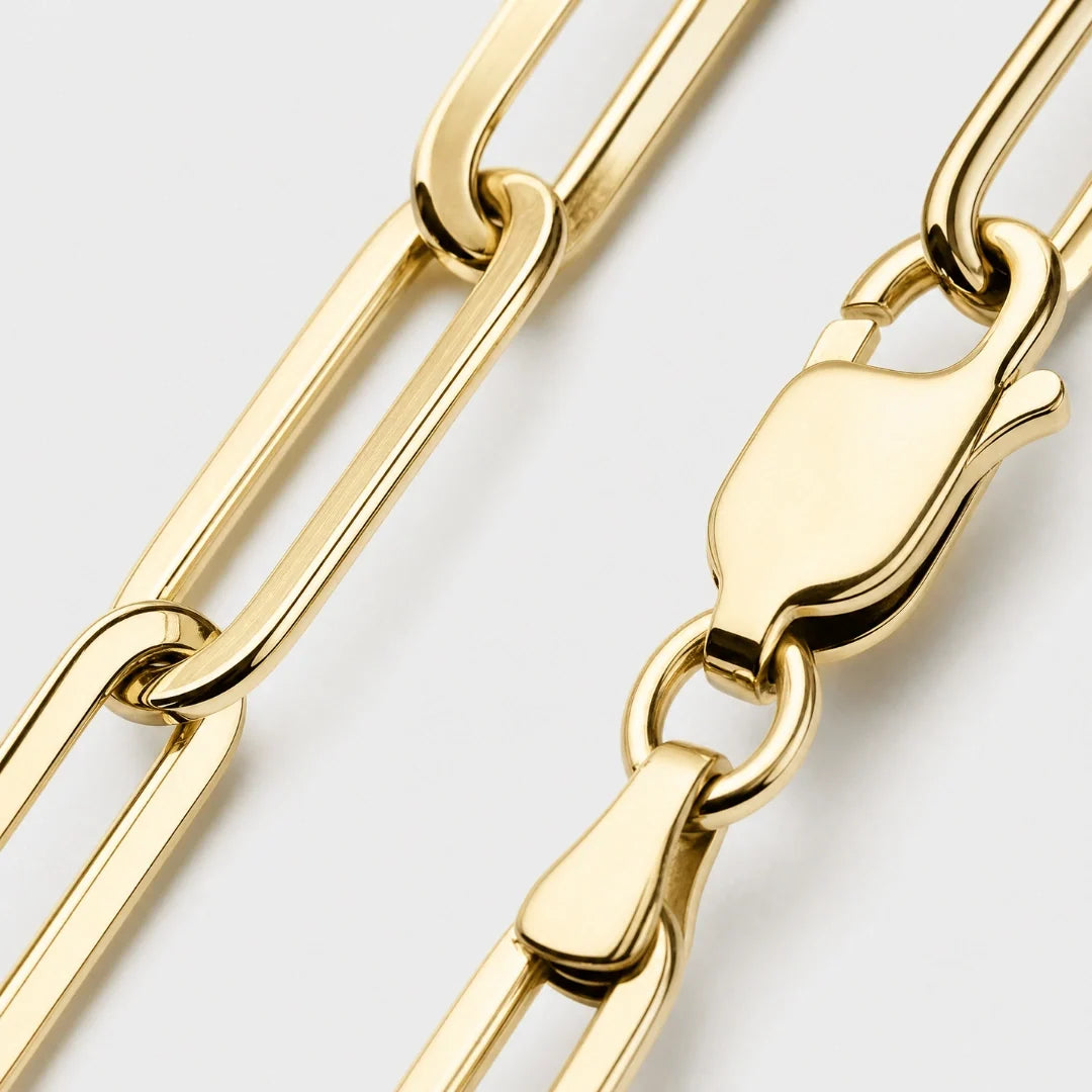 Paperclip Chain (Gold) - 3mm