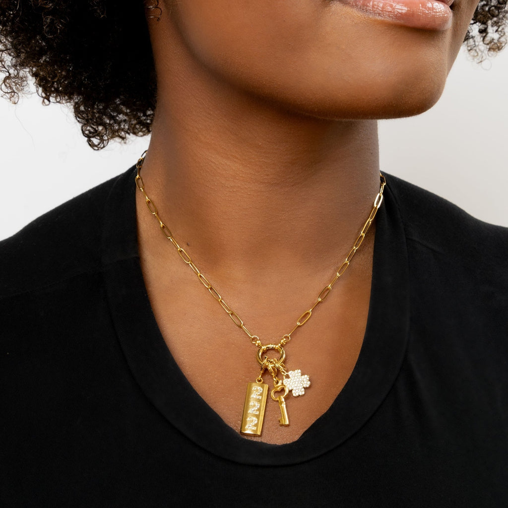 Iced Clover Charm