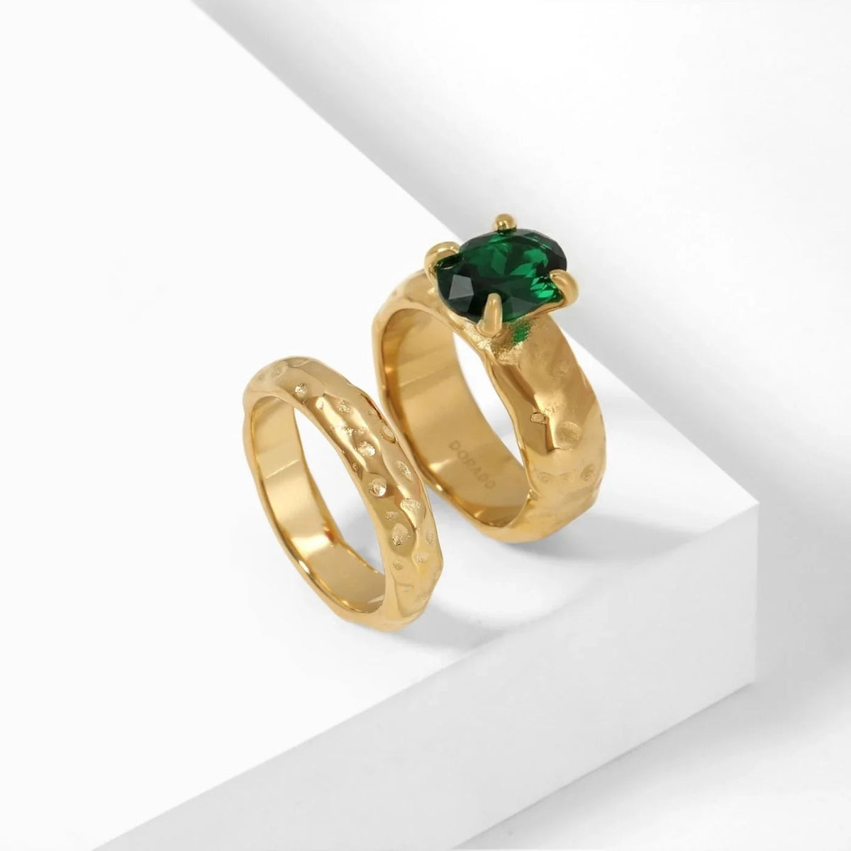 Heirloom Oval Stone Ring Set