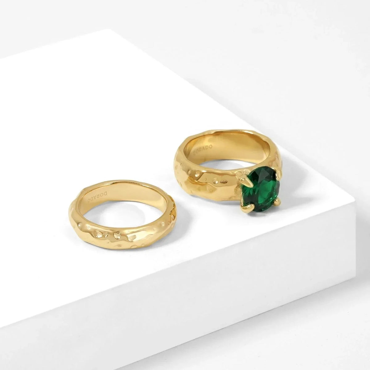 Heirloom Oval Stone Ring Set