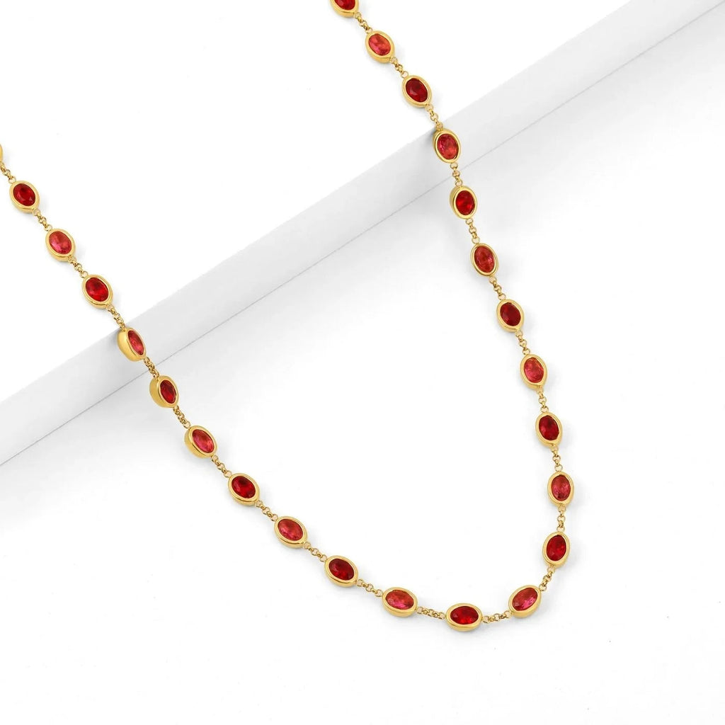 Heirloom Royal Rose Stone Necklace