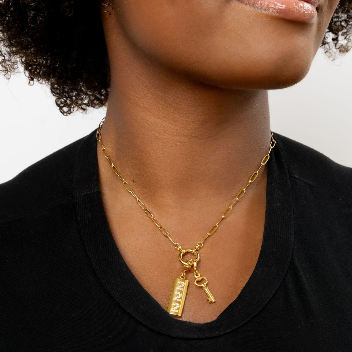 Skeleton Key Charm