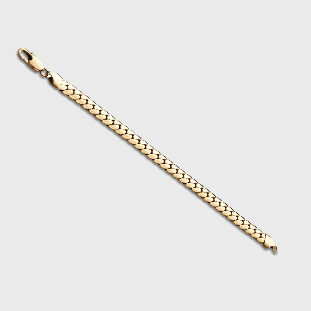 Miami Cuban Link Bracelet (Gold) - 8mm