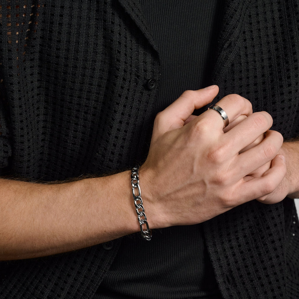 10mm Figaro Link Bracelet