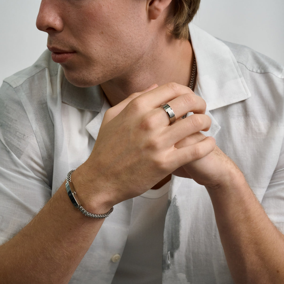 Franco Link ID Urn Bracelet | 4MM